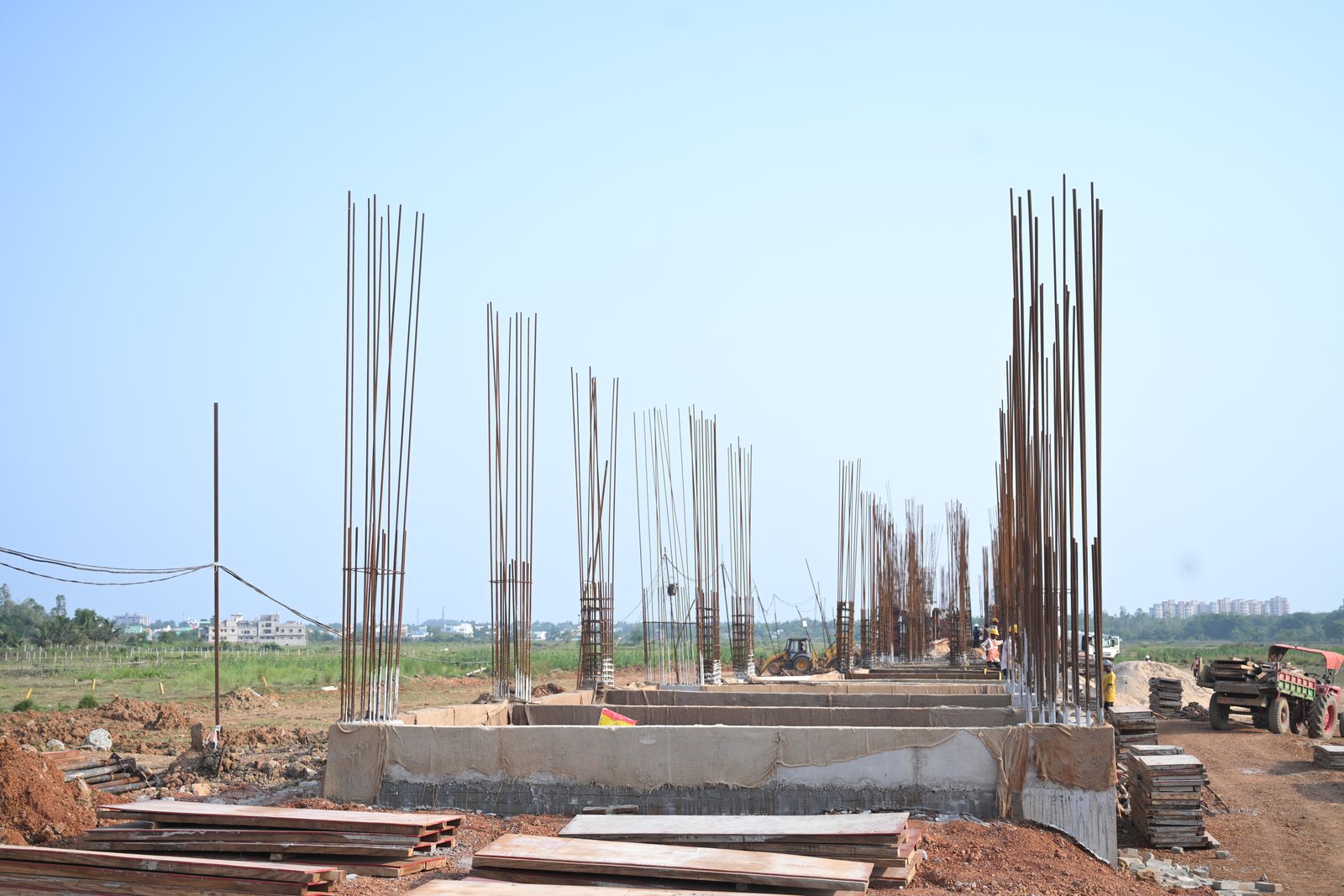 Oasis construction site view