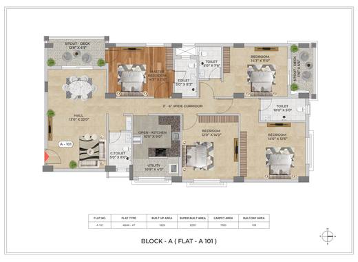 A101 floor plan