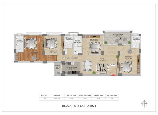 A102 floor plan