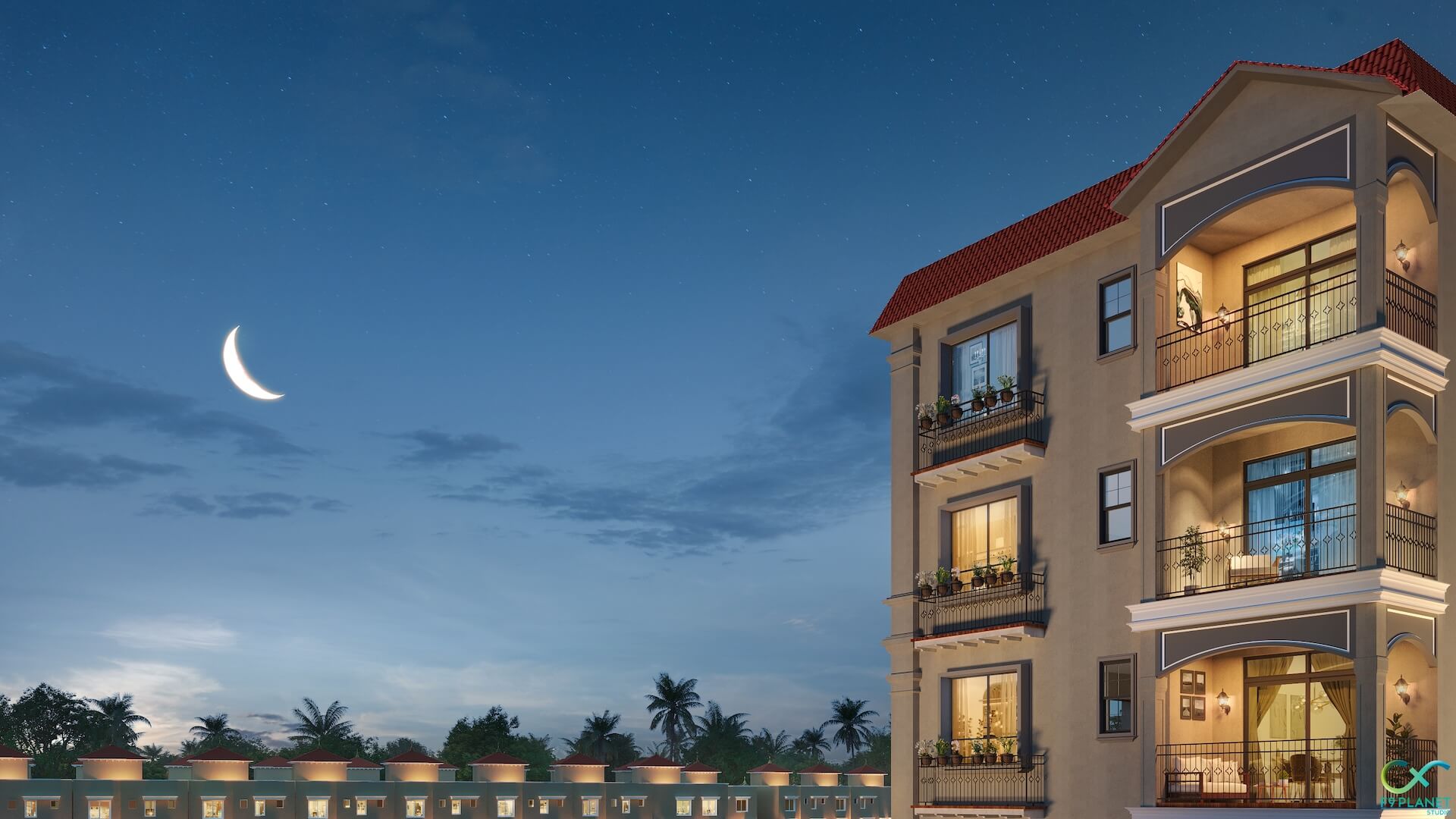 Spacious homes with privacy and light